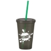 Garyline® Pioneer Insulated Tumbler with Straw - 16 oz. - Smoke