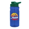 Garyline® Groove Tritan® Bottle with Drink-Thru Lid - 20 oz. - Translucent Blue
