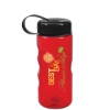 Garyline® Mini Mountain Tritan® Bottle with Tethered Lid - 22 oz. - Translucent Red