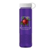 Garyline® Wave Tritan® Bottle with Tethered Lid - 24 oz. - Translucent Violet