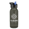 Garyline® Cadet Tritan® Bottle with Flip-Straw Lid - 18 oz. - Smoke