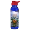 Garyline® Outdoorsman Tritan® Bottle with Drink-Thru Lid - 24 oz. - Translucent Blue