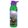 Garyline® Outdoorsman Tritan® Bottle with Drink-Thru Lid - 24 oz. - Translucent Green