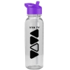 Garyline® Outdoorsman Tritan® Bottle with Flip-Straw Lid - 24 oz. - Clear