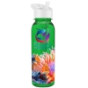 Garyline® Outdoorsman Tritan® Bottle with Flip-Straw Lid - 24 oz. - Translucent Green