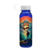 Garyline® Outdoorsman Tritan® Bottle with Tethered Lid - 24 oz. - Translucent Blue