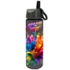 Garyline® Freedom Tritan® Bottle with Ring-Straw Lid - 28 oz. - Smoke