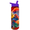 Garyline® Freedom Tritan® Bottle with Flip-Straw Lid - 28 oz. - Translucent Red