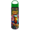 Garyline® Freedom Tritan® Bottle with Oval Crest Lid - 28 oz. - Smoke