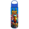Garyline® Freedom Tritan® Bottle with Oval Crest Lid - 28 oz. - Translucent Blue