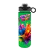 Garyline® Freedom Tritan® Bottle with Two-Tone Drink-Thru Lid with Silicone Loop - 28 oz. - Translucent Green