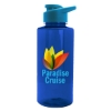 Garyline® Mountaineer Tritan® Bottle with Drink-Thru Lid - 36 oz. - Translucent Blue