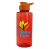 Garyline® Mountaineer Tritan® Bottle with Drink-Thru Lid - 36 oz. - Translucent Red
