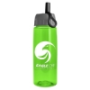 Garyline® Flair Tritan® Bottle with Ring-Straw Lid - 26 oz. - Translucent Lime Green