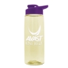 Garyline® Flair Tritan® Bottle with Drink-Thru Lid - 26 oz. - Translucent Pastel Yellow