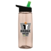 Garyline® Flair Tritan® Bottle with Flip-Straw Lid - 26 oz. - Mocha Mousse