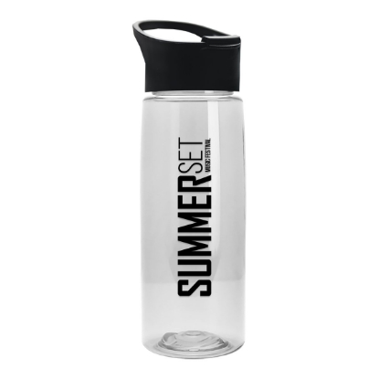 Garyline® Flair Tritan® Bottle with Pop-Up Lid - 26 oz. - Clear