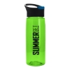 Garyline® Flair Tritan® Bottle with Pop-Up Lid - 26 oz. - Translucent Lime Green