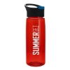 Garyline® Flair Tritan® Bottle with Pop-Up Lid - 26 oz. - Translucent Red