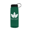 Garyline® Flair Tritan® Bottle with Tethered Lid - 26 oz. - Translucentdarkgeen