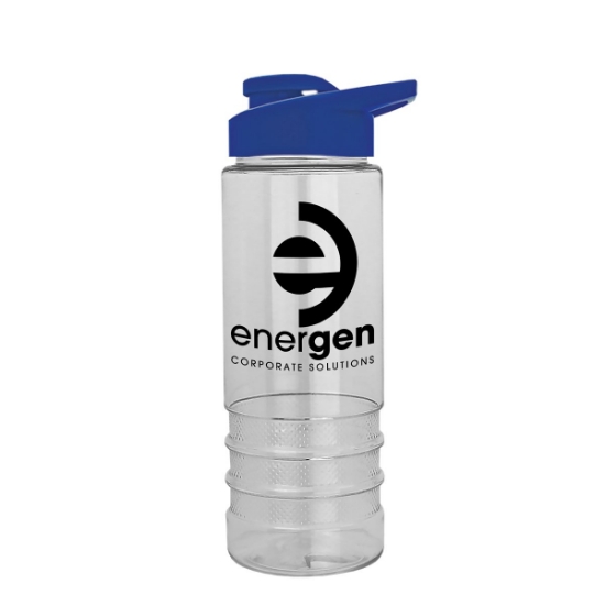 Garyline® Salute Bottle with Drink-Thru Lid - 24 oz. - Clear