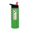 Garyline® Salute Bottle with Flip-Straw Lid - 24 oz. - Translucent Green