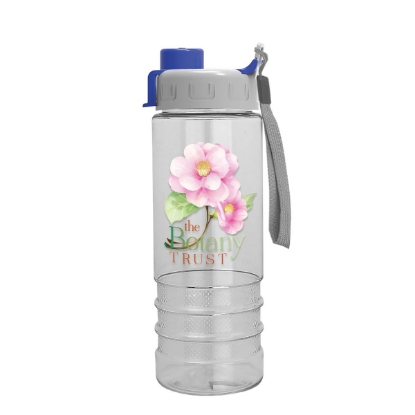 Garyline® Salute Bottle with Quick-Snap Lid - 24 oz. - Clear