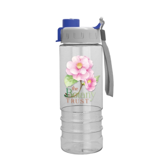 Garyline® Salute Bottle with Quick-Snap Lid - 24 oz. - Clear