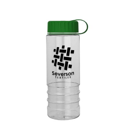 Garyline® Salute Bottle with Tethered Lid - 24 oz. - Clear