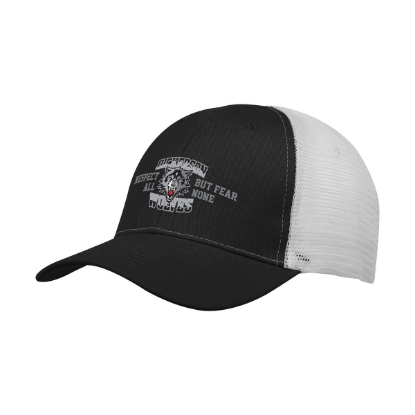 Buttonless Mesh Back Cap - Black