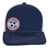 Snapback Meshback Trucker Cap - Navy