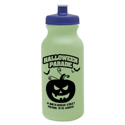 Garyline® Omni Glow-in-the-Dark Bike Bottle - 20 oz. - Glow in the Dark