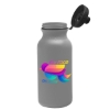 Garyline® Omni Bike Bottle with Tethered Push-Pull Lid - 20 oz. - Silver
