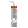 Garyline® Journey Bike Bottle with Straw Lid (Colors) - 28 oz. - Granite