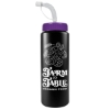 Garyline® Quart Sport Bottle with Straw Lid - 32 oz. - Black
