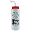 Garyline® Quart Sport Bottle with Straw Lid - 32 oz. - Frost