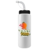 Garyline® Quart Sport Bottle with Straw Lid - 32 oz. - White