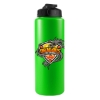 Garyline® Quart Sport Bottle with Flip Lid - 32 oz. - Neon Green