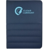 Puffer Zippered Padfolio with FSC® Recycled Paper - Navy