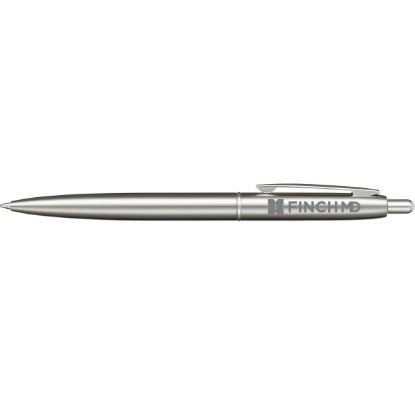 Recycled Stainless Steel Ballpoint Pen - Silver