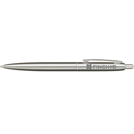 Recycled Stainless Steel Ballpoint Pen - Silver