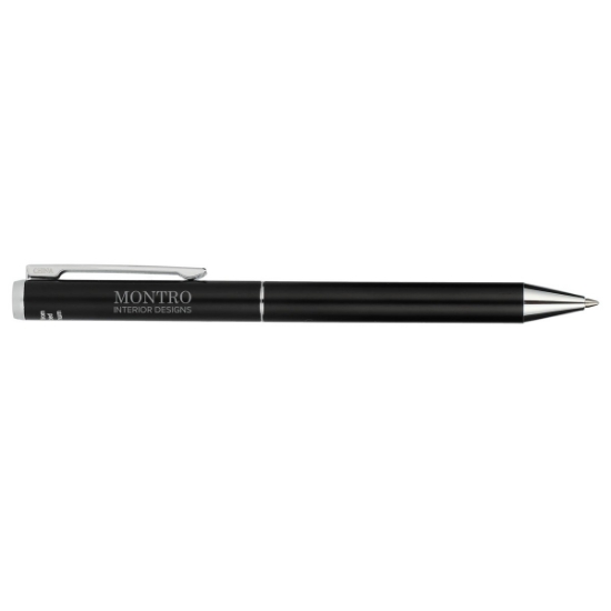 Recycled Aluminum Ultra Gel Ballpoint - Black