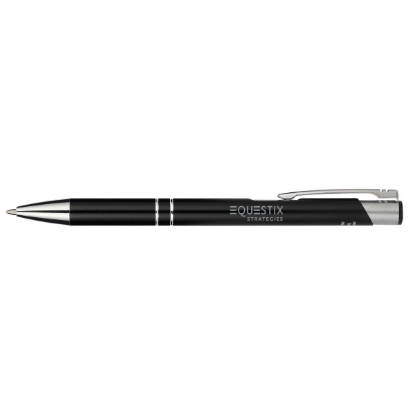 Recycled Aluminum Richmont Gel Ballpoint - Black