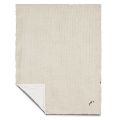 Field & Co.® Cable Knit Sherpa Blanket - Cream
