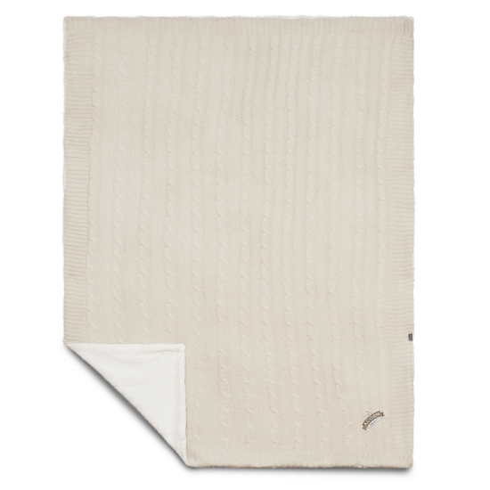 Field & Co.® Cable Knit Sherpa Blanket - Cream