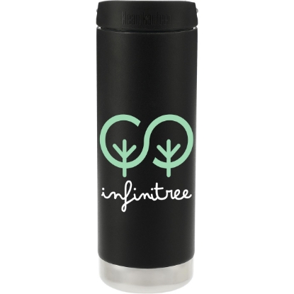 Klean Kanteen Eco TKWide 16oz - Cafe Cap - Black