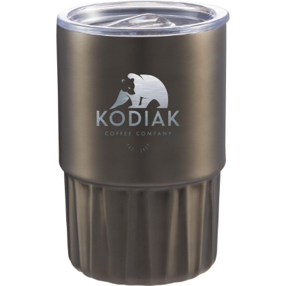 Elite Geometry Recycled Stainless Tumbler 16oz - Gray