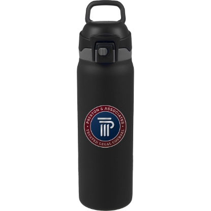 Rhine 2-in-1 Vacuum Eco-Friendly Bottle 30 oz - Black