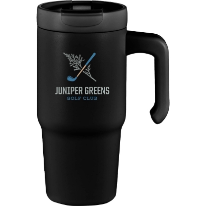 Peak Recycled Insulated Sip Or Swig Mug 24 oz - Black
