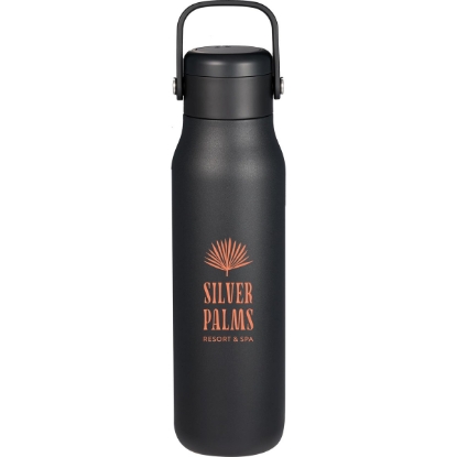 Explorer Threadless Recycled Stainless Bottle 25oz - Black